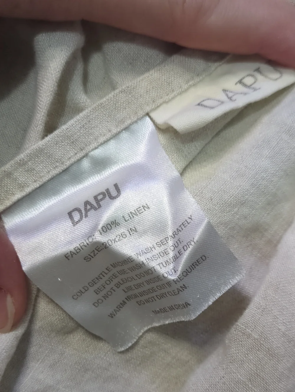 DAPU 100% linen